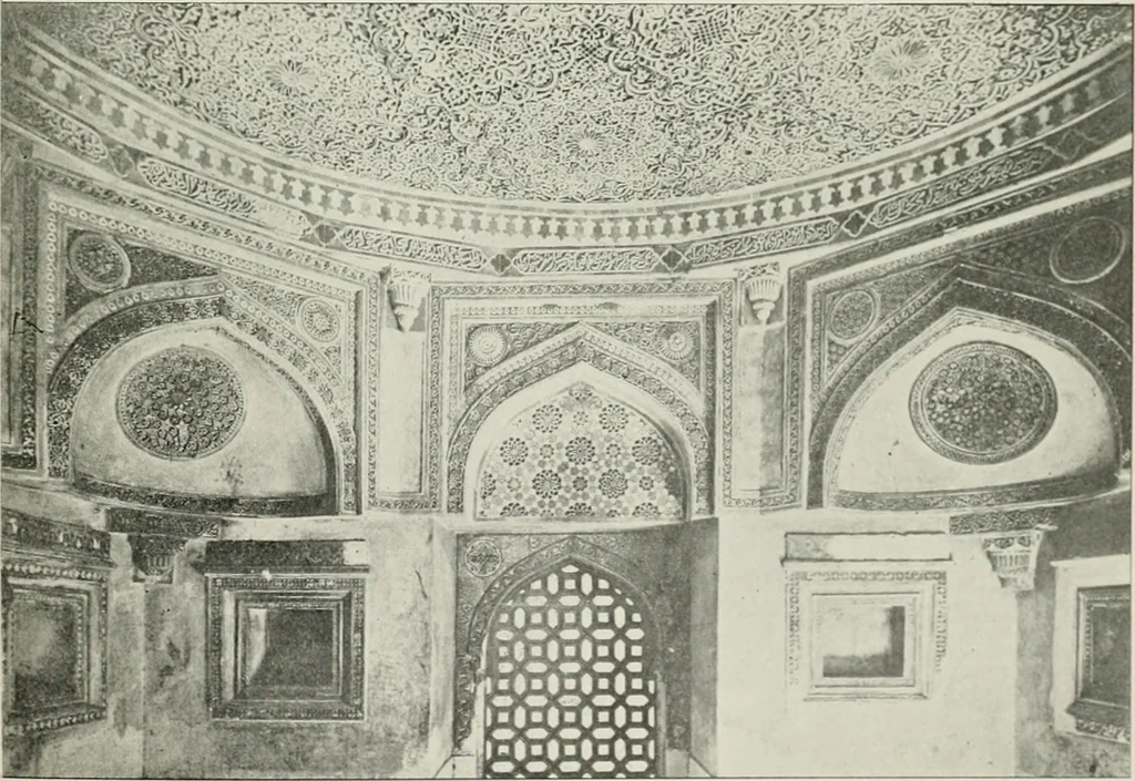 An illustration from Plastering, plain and decorative. A practical treatise on the art & craft of plastering and modelling, including full descriptions of the various tools, materials, processes, and appliances employed ... together with an account of historical plastering in England, Scotland, and Ireland, accompanied by numerous examples, 1899, leaf 558