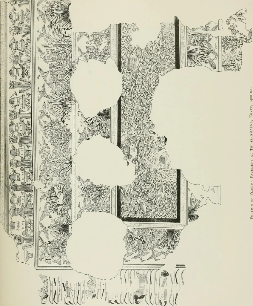 An illustration from Plastering, plain and decorative. A practical treatise on the art & craft of plastering and modelling, including full descriptions of the various tools, materials, processes, and appliances employed ... together with an account of historical plastering in England, Scotland, and Ireland, accompanied by numerous examples, 1899, leaf 60