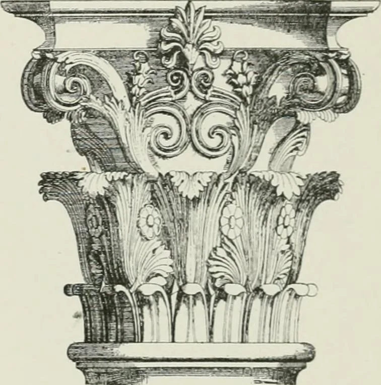 An illustration from Plastering, plain and decorative. A practical treatise on the art & craft of plastering and modelling, including full descriptions of the various tools, materials, processes, and appliances employed ... together with an account of historical plastering in England, Scotland, and Ireland, accompanied by numerous examples, 1899, leaf 656