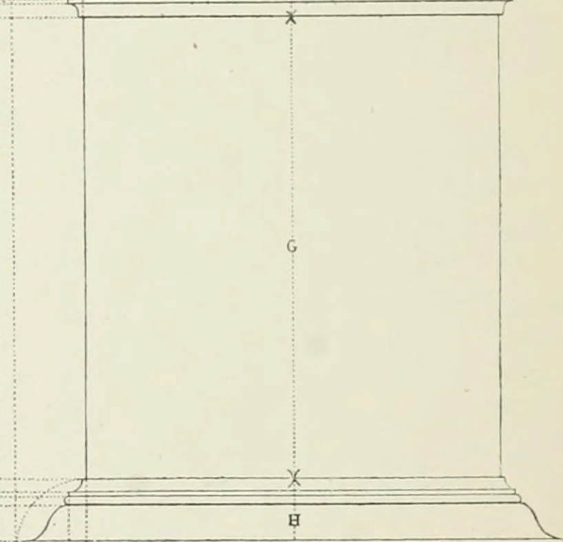 An illustration from Plastering, plain and decorative. A practical treatise on the art & craft of plastering and modelling, including full descriptions of the various tools, materials, processes, and appliances employed ... together with an account of historical plastering in England, Scotland, and Ireland, accompanied by numerous examples, 1899, leaf 657