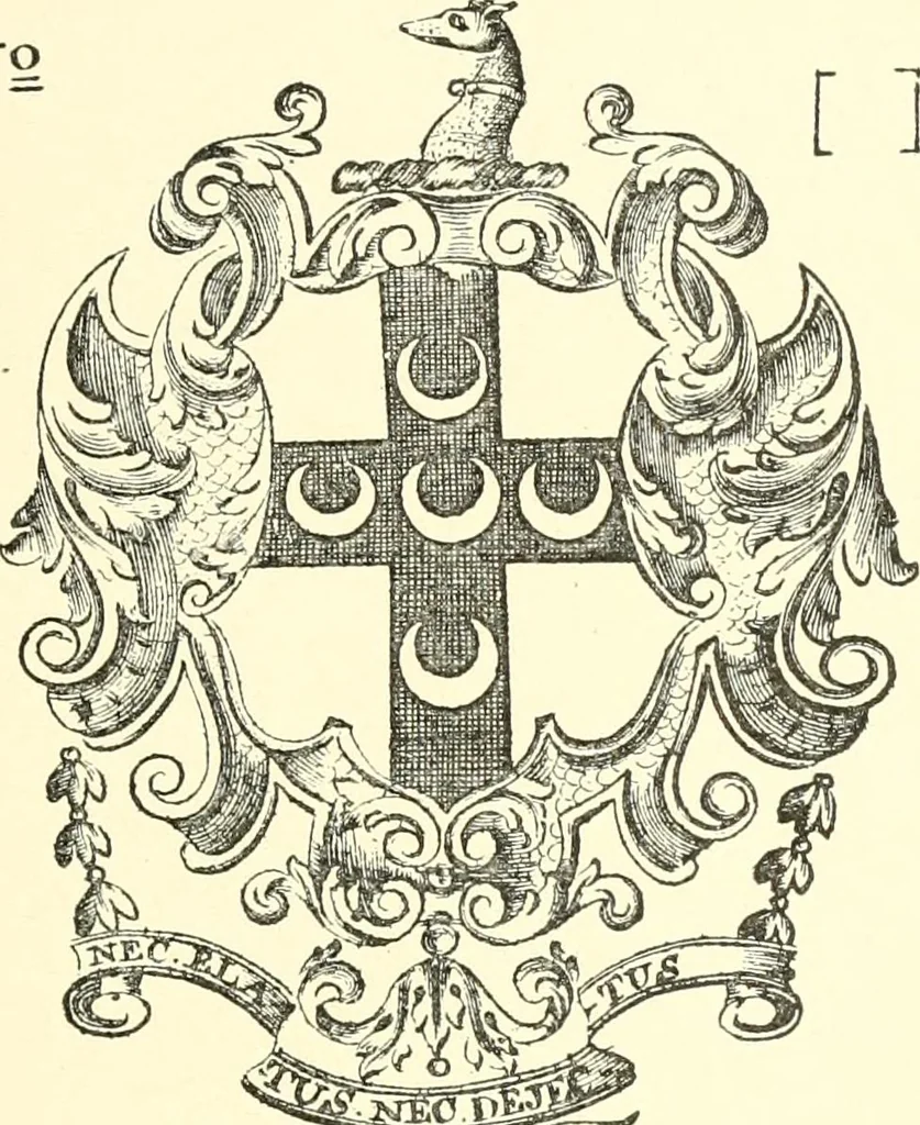 An illustration from American book-plates, a guide to their study with examples ... With a bibliography by Eben Hewins ... Illustrated with many reproductions of rare and interesting book-plates and in the finer editions with many prints from the original coppers both old and recent, 1905, leaf 122