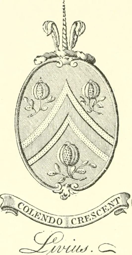 An illustration from American book-plates, a guide to their study with examples ... With a bibliography by Eben Hewins ... Illustrated with many reproductions of rare and interesting book-plates and in the finer editions with many prints from the original coppers both old and recent, 1905, leaf 127