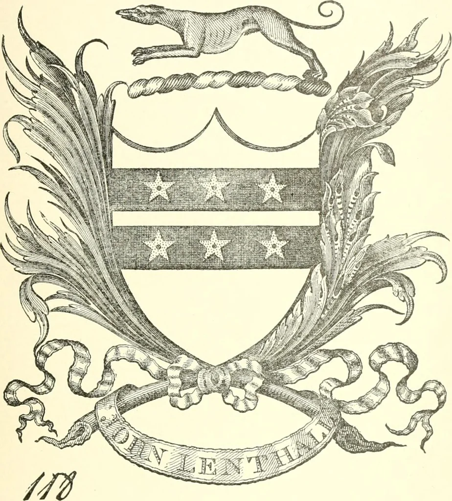 An illustration from American book-plates, a guide to their study with examples ... With a bibliography by Eben Hewins ... Illustrated with many reproductions of rare and interesting book-plates and in the finer editions with many prints from the original coppers both old and recent, 1905, leaf 200
