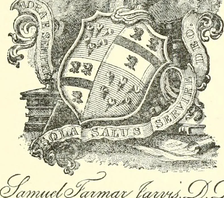 An illustration from American book-plates, a guide to their study with examples ... With a bibliography by Eben Hewins ... Illustrated with many reproductions of rare and interesting book-plates and in the finer editions with many prints from the original coppers both old and recent, 1905, leaf 276