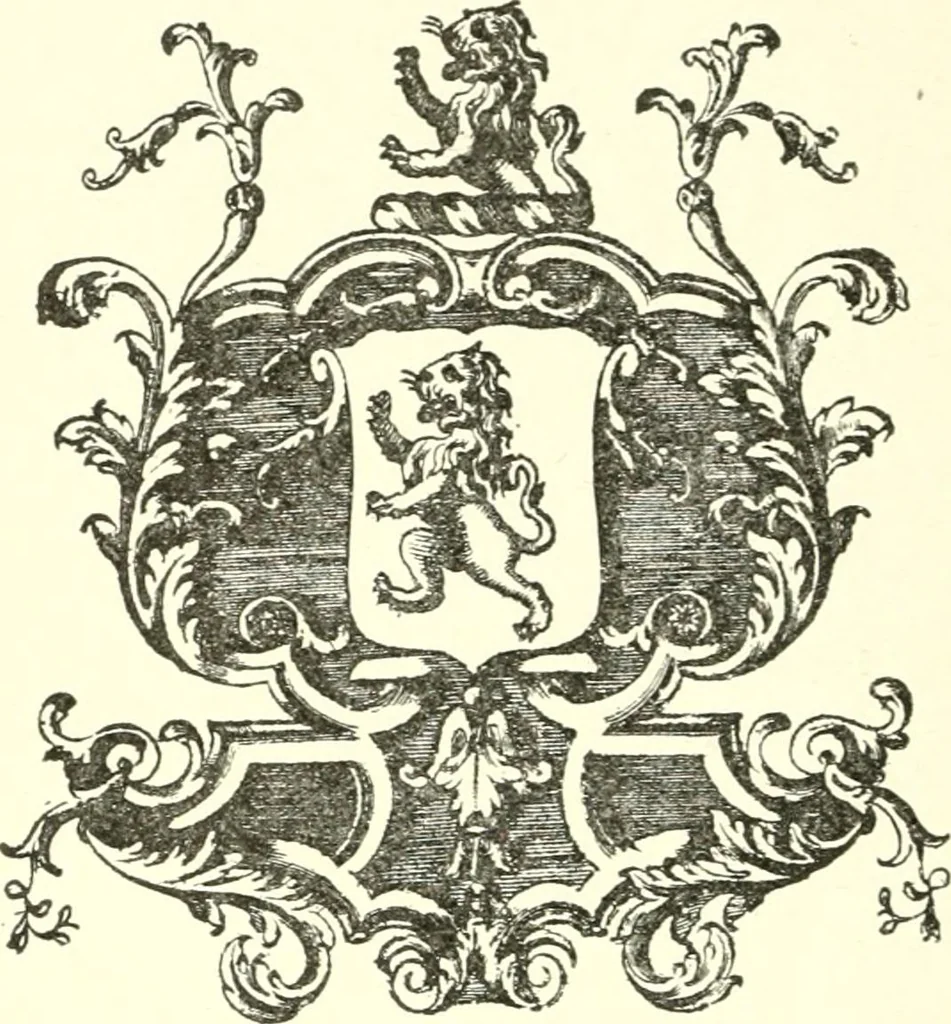 An illustration from American book-plates, a guide to their study with examples ... With a bibliography by Eben Hewins ... Illustrated with many reproductions of rare and interesting book-plates and in the finer editions with many prints from the original coppers both old and recent, 1905, leaf 289