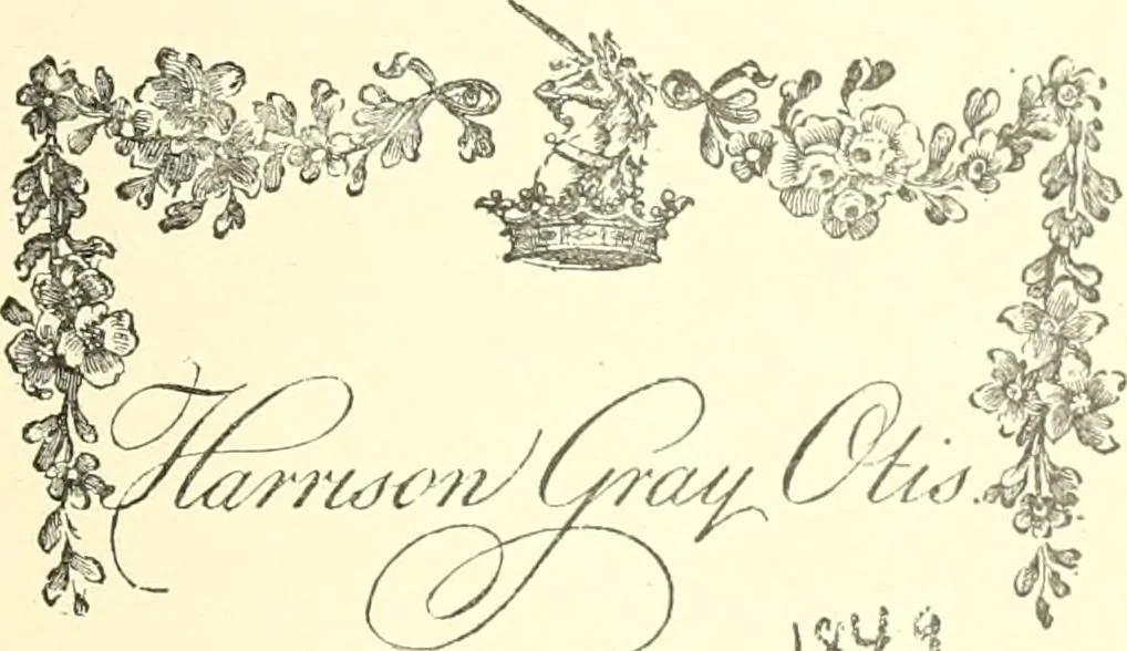 An illustration from American book-plates, a guide to their study with examples ... With a bibliography by Eben Hewins ... Illustrated with many reproductions of rare and interesting book-plates and in the finer editions with many prints from the original coppers both old and recent, 1905, leaf 34