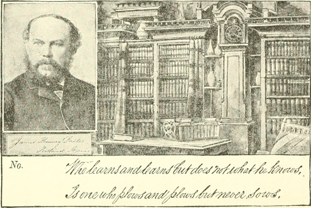 An illustration from American book-plates, a guide to their study with examples ... With a bibliography by Eben Hewins ... Illustrated with many reproductions of rare and interesting book-plates and in the finer editions with many prints from the original coppers both old and recent, 1905, leaf 401