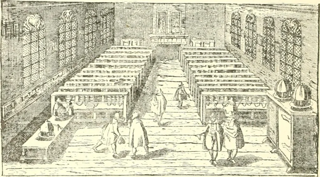 An illustration from American book-plates, a guide to their study with examples ... With a bibliography by Eben Hewins ... Illustrated with many reproductions of rare and interesting book-plates and in the finer editions with many prints from the original coppers both old and recent, 1905, leaf 403