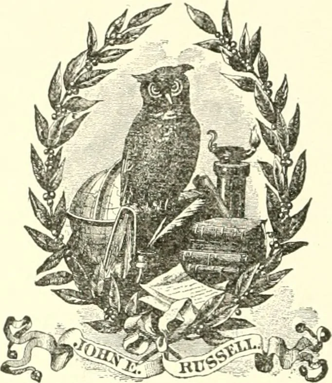 An illustration from American book-plates, a guide to their study with examples ... With a bibliography by Eben Hewins ... Illustrated with many reproductions of rare and interesting book-plates and in the finer editions with many prints from the original coppers both old and recent, 1905, leaf 411