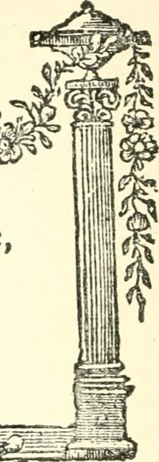 An illustration from American book-plates, a guide to their study with examples ... With a bibliography by Eben Hewins ... Illustrated with many reproductions of rare and interesting book-plates and in the finer editions with many prints from the original coppers both old and recent, 1905, leaf 47