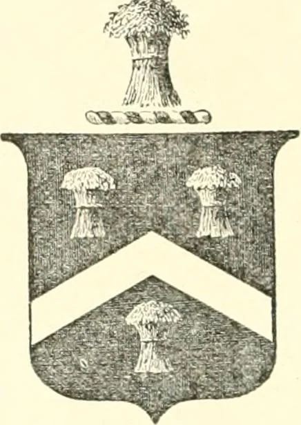 An illustration from American book-plates, a guide to their study with examples ... With a bibliography by Eben Hewins ... Illustrated with many reproductions of rare and interesting book-plates and in the finer editions with many prints from the original coppers both old and recent, 1905, leaf 61