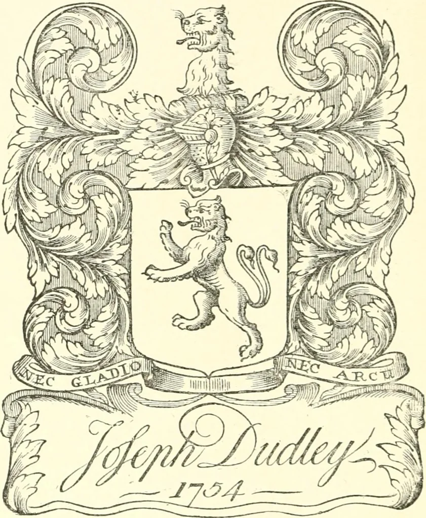 An illustration from American book-plates, a guide to their study with examples ... With a bibliography by Eben Hewins ... Illustrated with many reproductions of rare and interesting book-plates and in the finer editions with many prints from the original coppers both old and recent, 1905, leaf 65