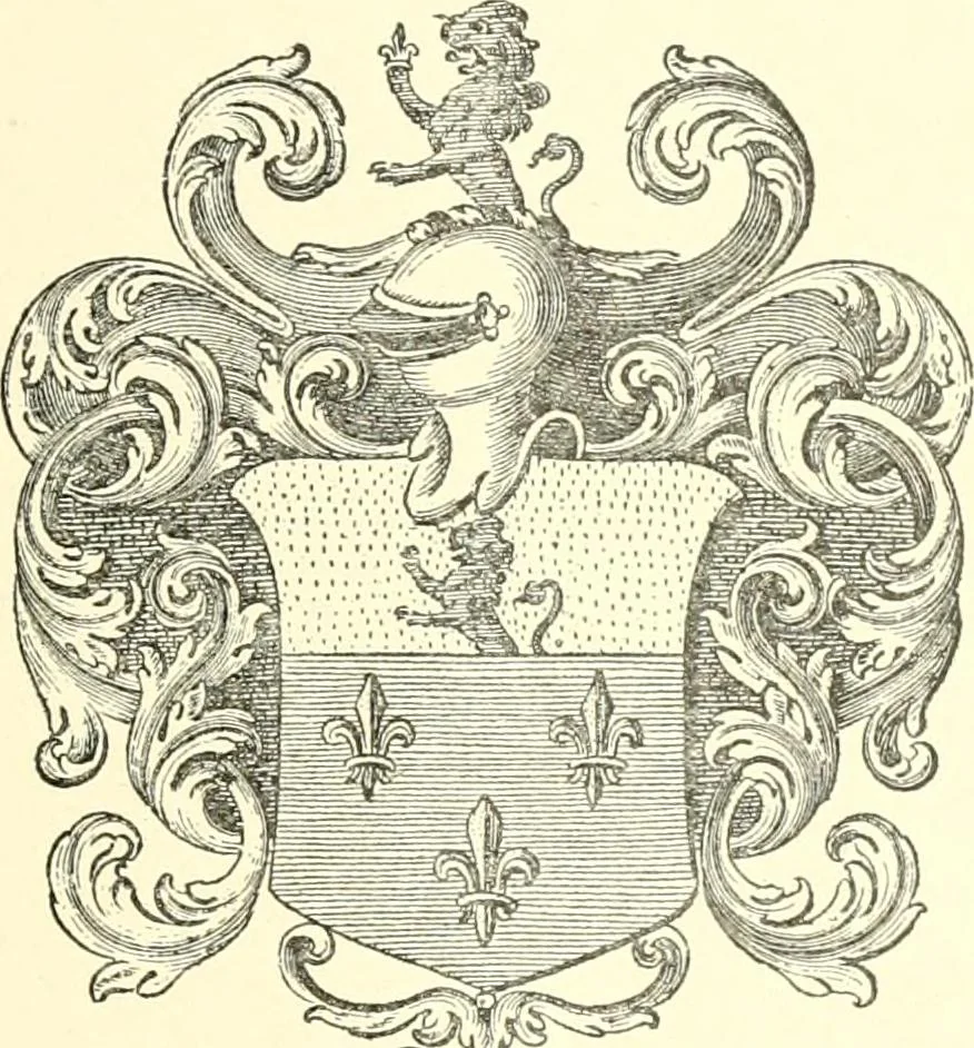 An illustration from American book-plates, a guide to their study with examples ... With a bibliography by Eben Hewins ... Illustrated with many reproductions of rare and interesting book-plates and in the finer editions with many prints from the original coppers both old and recent, 1905, leaf 66