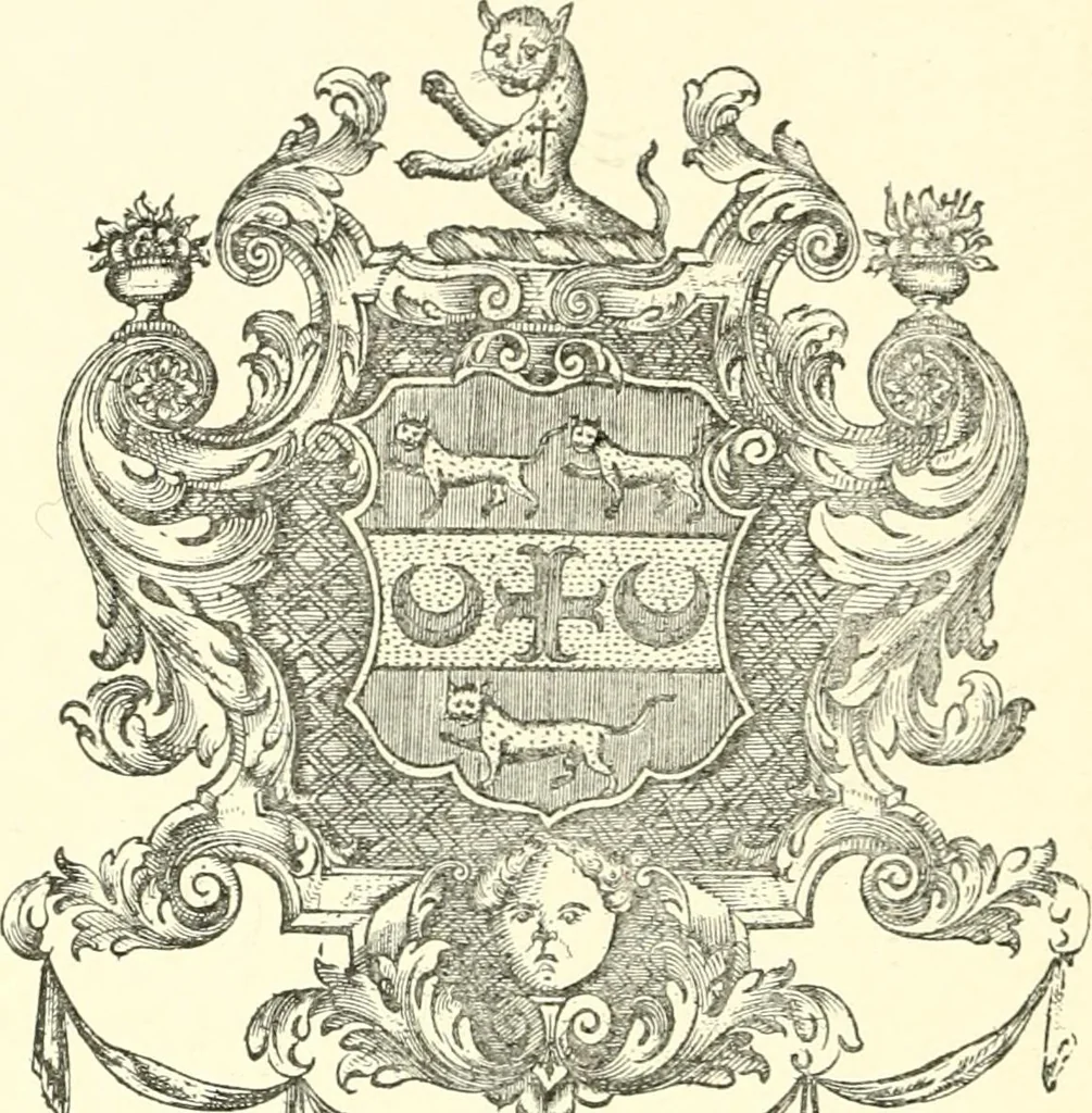 An illustration from American book-plates, a guide to their study with examples ... With a bibliography by Eben Hewins ... Illustrated with many reproductions of rare and interesting book-plates and in the finer editions with many prints from the original coppers both old and recent, 1905, leaf 73