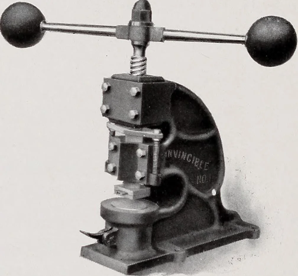An illustration from Plate printing and die stamping; how to operate a department for copperplate and steel-die engraving and printing, 1917, leaf 39