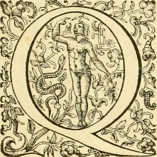 An illustration from Platonis opera quae extant omnia, 1578, leaf 12