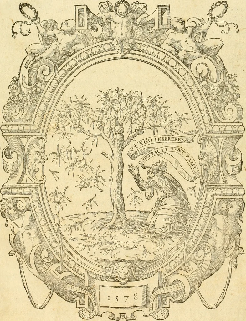 An illustration from Platonis opera quae extant omnia, 1578, leaf 6