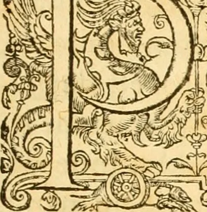 An illustration from Platonis opera quae extant omnia, 1578, leaf 8