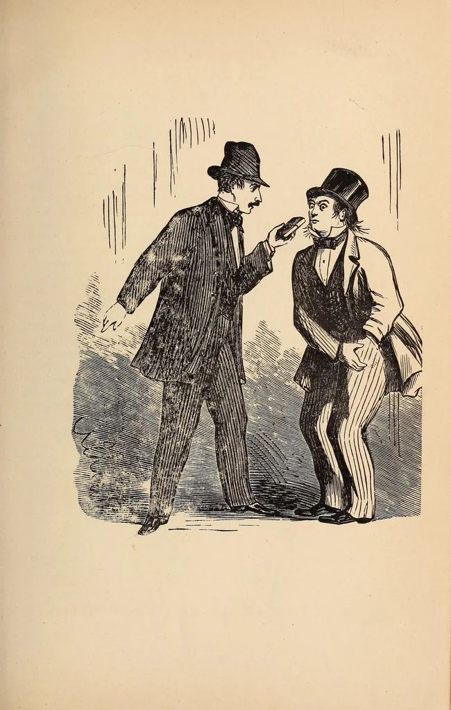 An illustration from The players' lexicon;, 1877, leaf 27
