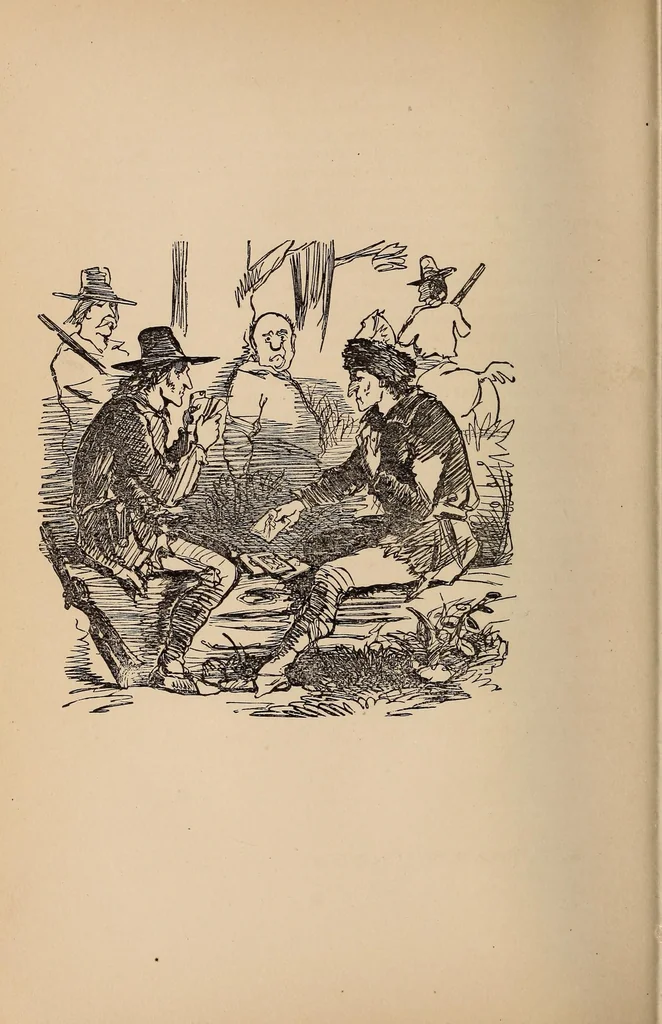 An illustration from The players' lexicon;, 1877, leaf 36