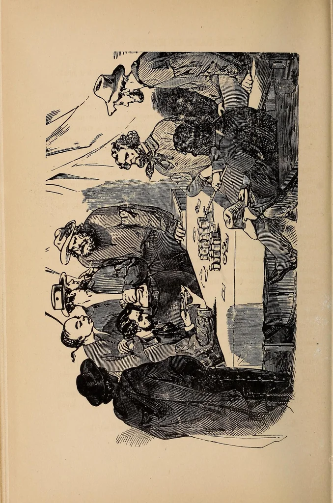 An illustration from The players' lexicon;, 1877, leaf 92