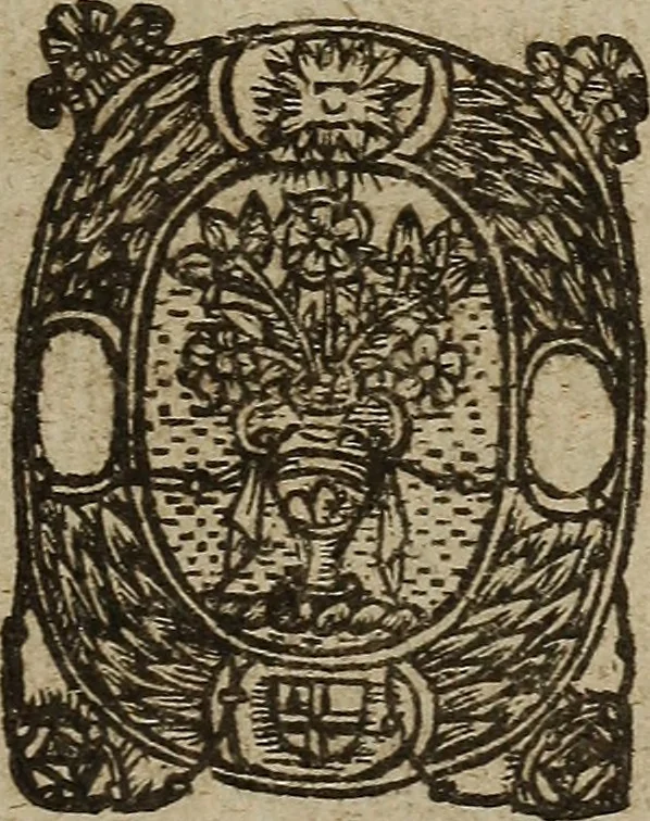 An illustration from Playes, maskes, epigrams, elegies, and epithalamiums : Collected into one volumne [sic]. By Thomas Nabbes, 1639, leaf 12