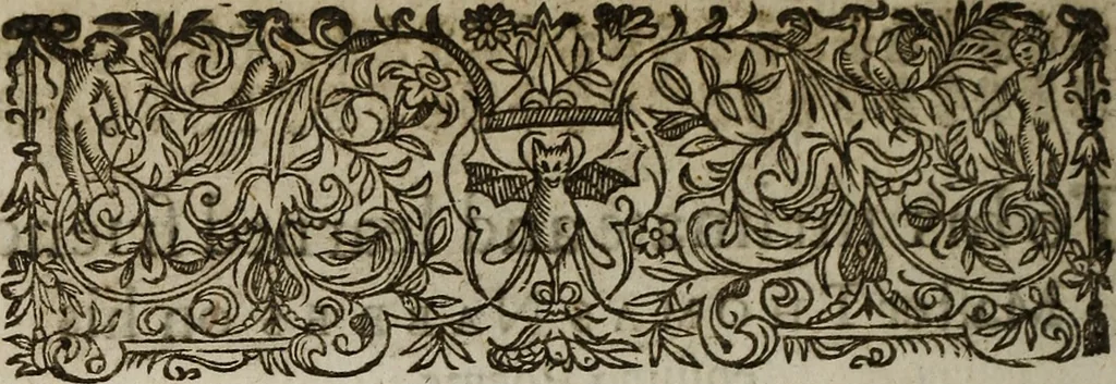 An illustration from Playes, maskes, epigrams, elegies, and epithalamiums : Collected into one volumne [sic]. By Thomas Nabbes, 1639, leaf 453