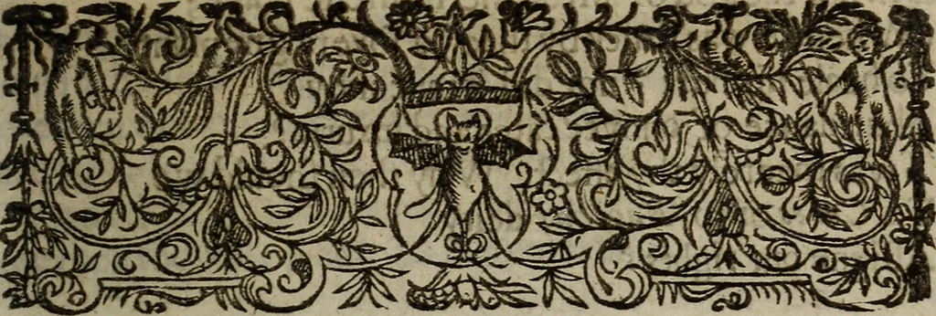 An illustration from Playes, maskes, epigrams, elegies, and epithalamiums : Collected into one volumne [sic]. By Thomas Nabbes, 1639, leaf 454
