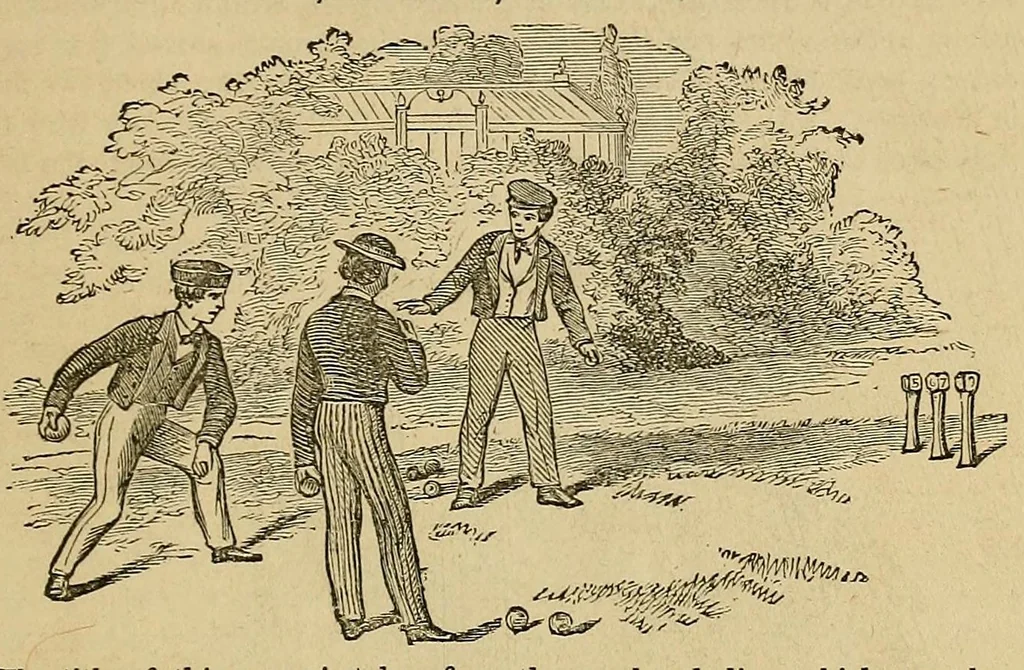 An illustration from The play ground;, 1866, leaf 57