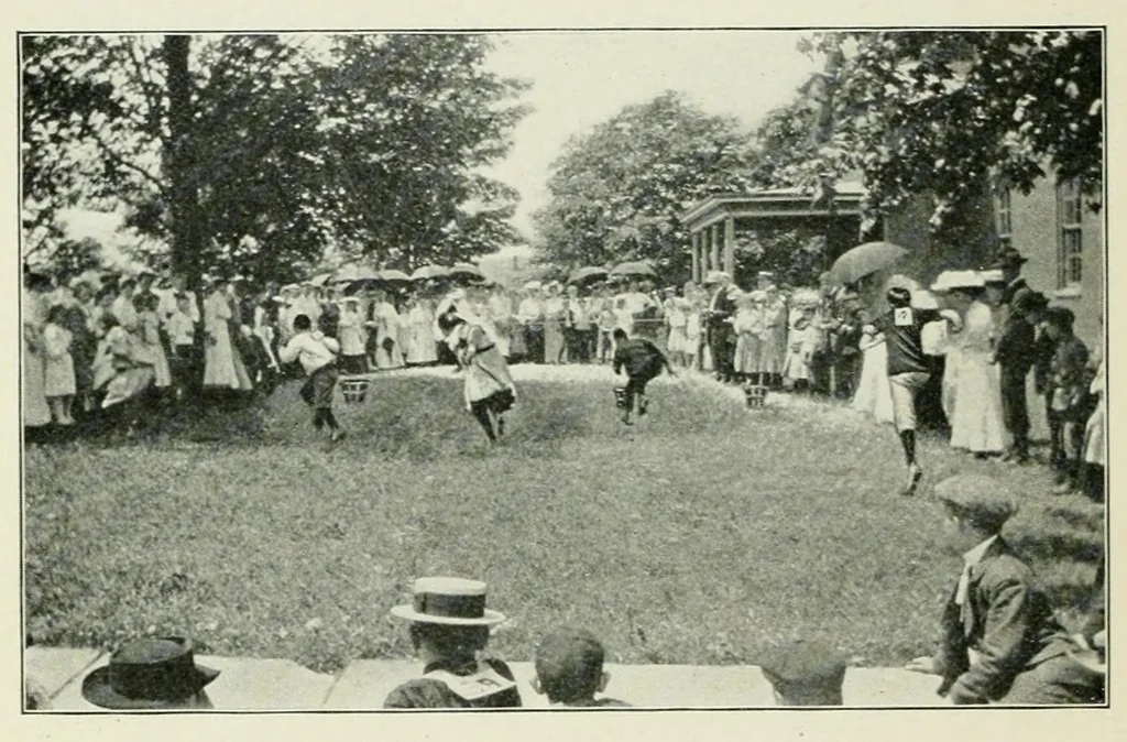 An illustration from Play and recreation for the open country, 1914, leaf 110