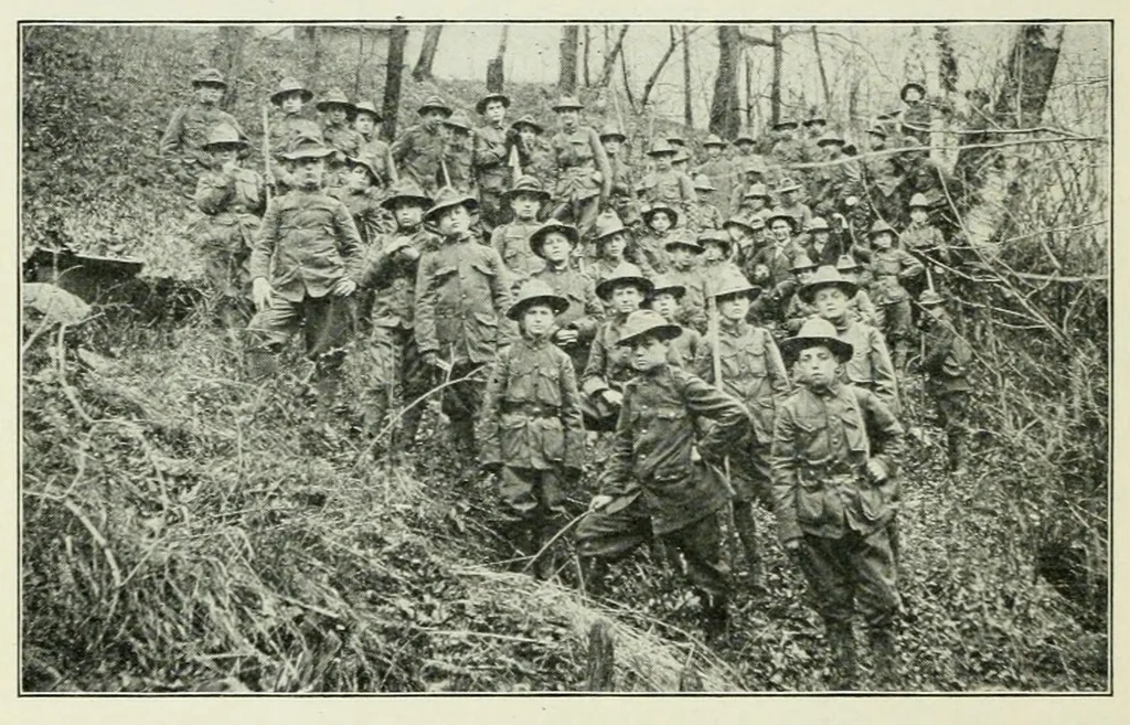 An illustration from Play and recreation for the open country, 1914, leaf 168