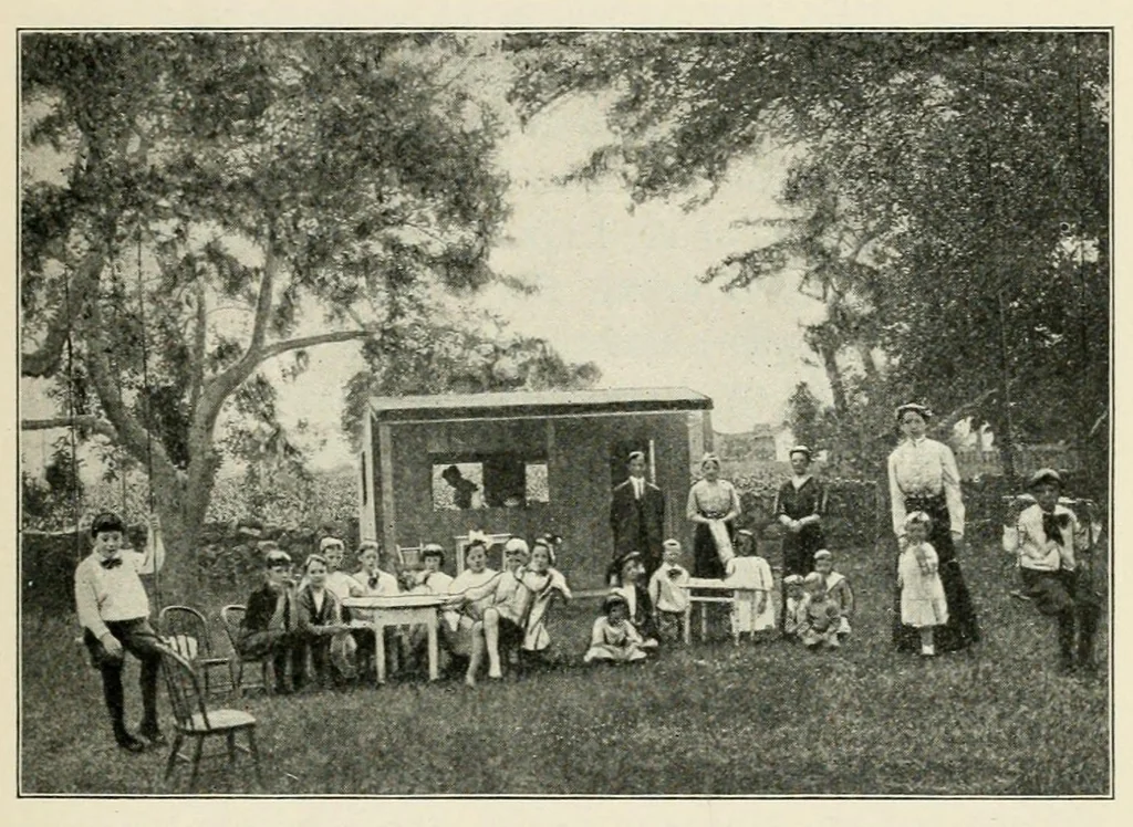An illustration from Play and recreation for the open country, 1914, leaf 205