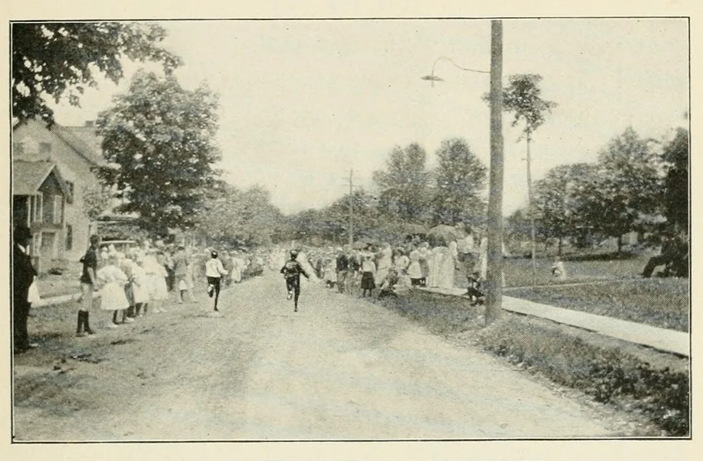 An illustration from Play and recreation for the open country, 1914, leaf 87