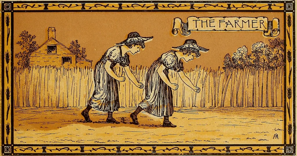 An illustration from Plays and games for little folks, 1890, leaf 36
