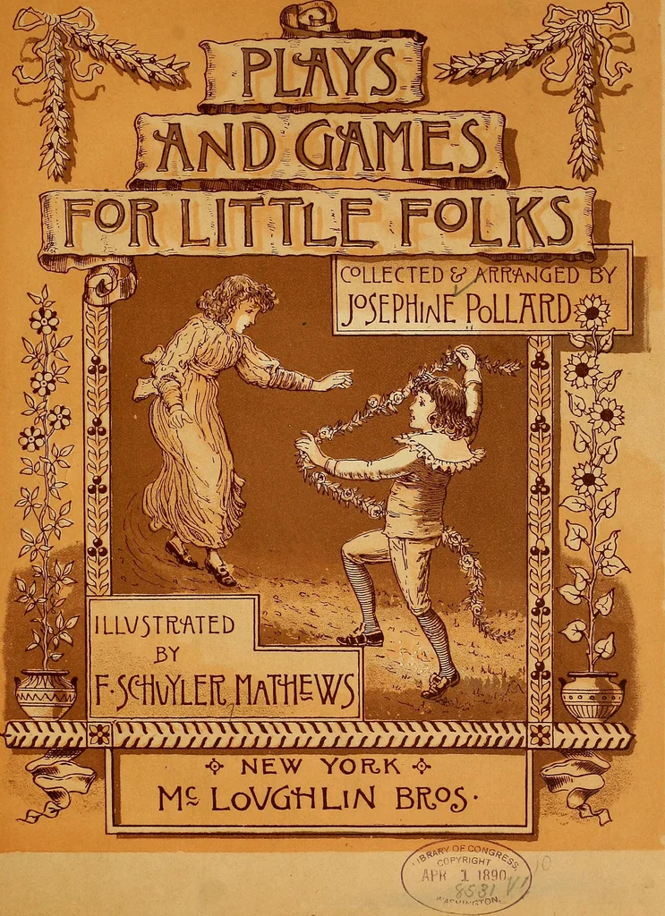 An illustration from Plays and games for little folks, 1890, leaf 4