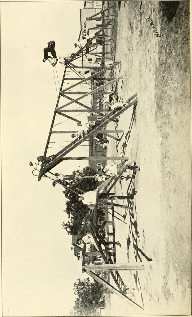 An illustration from Plays and games for schools;, 1911, leaf 87