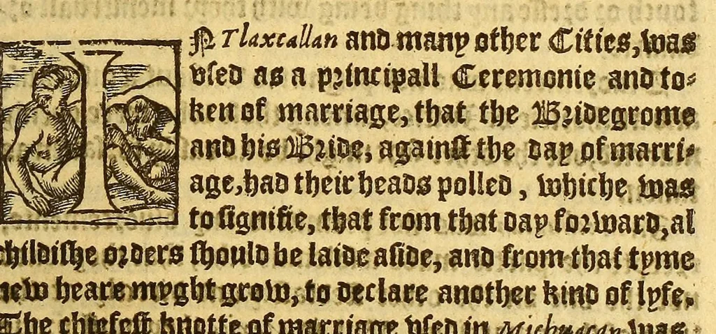 An illustration from The pleasant historie of the conquest of the VVeast India, now called New Spayne, atchieued by the vvorthy prince Hernando Cortes ..., 1578, leaf 405