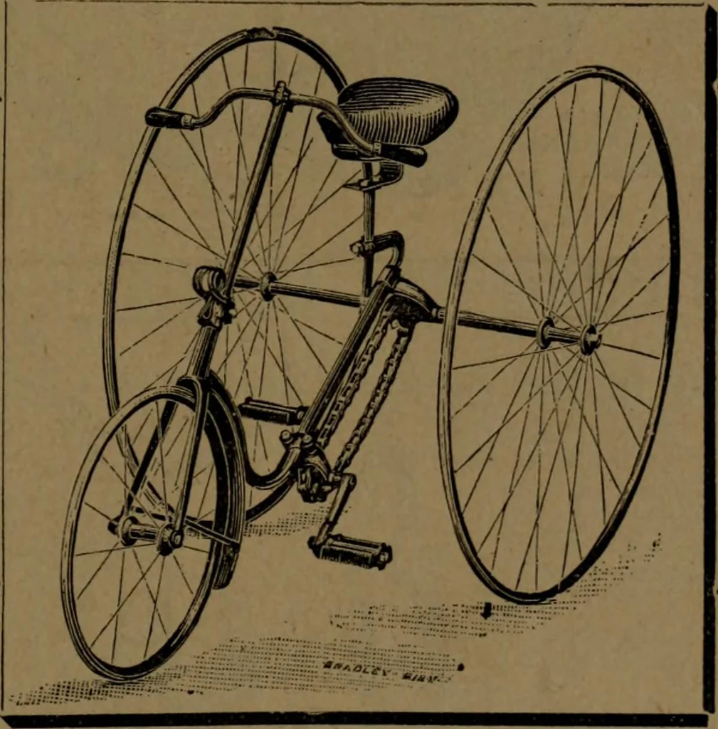 An illustration from The pleasures, objects, and advantages of cycling : with numerous illustrations, 1887, leaf 10