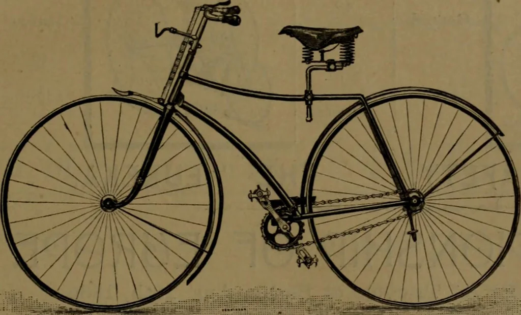 An illustration from The pleasures, objects, and advantages of cycling : with numerous illustrations, 1887, leaf 134