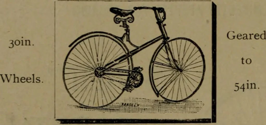 An illustration from The pleasures, objects, and advantages of cycling : with numerous illustrations, 1887, leaf 135