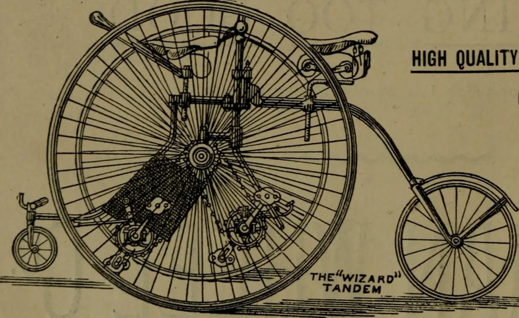 An illustration from The pleasures, objects, and advantages of cycling : with numerous illustrations, 1887, leaf 137