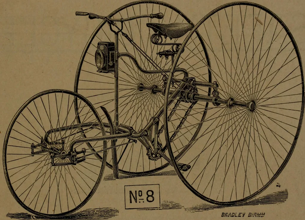 An illustration from The pleasures, objects, and advantages of cycling : with numerous illustrations, 1887, leaf 14