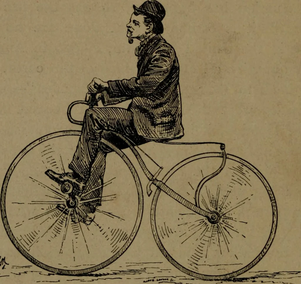An illustration from The pleasures, objects, and advantages of cycling : with numerous illustrations, 1887, leaf 31