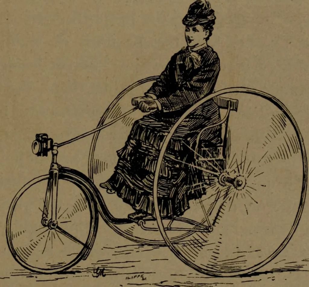 An illustration from The pleasures, objects, and advantages of cycling : with numerous illustrations, 1887, leaf 36