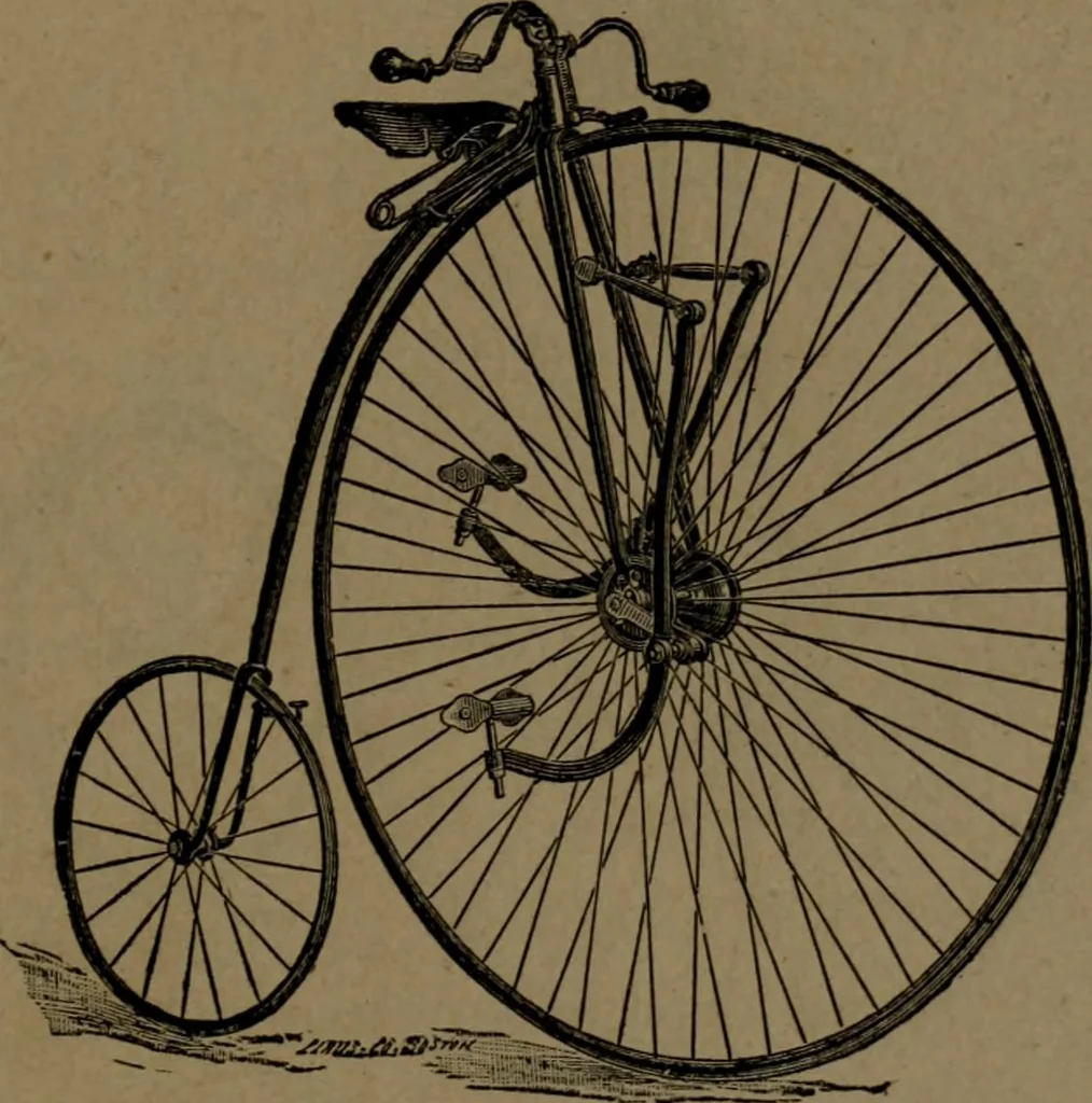 An illustration from The pleasures, objects, and advantages of cycling : with numerous illustrations, 1887, leaf 40