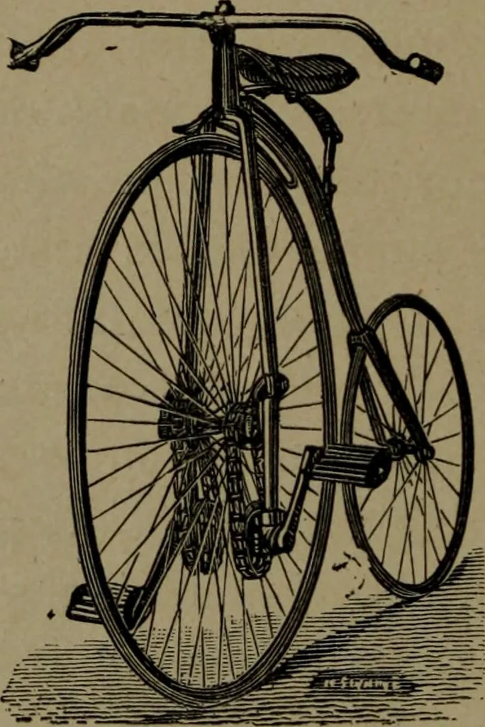 An illustration from The pleasures, objects, and advantages of cycling : with numerous illustrations, 1887, leaf 49