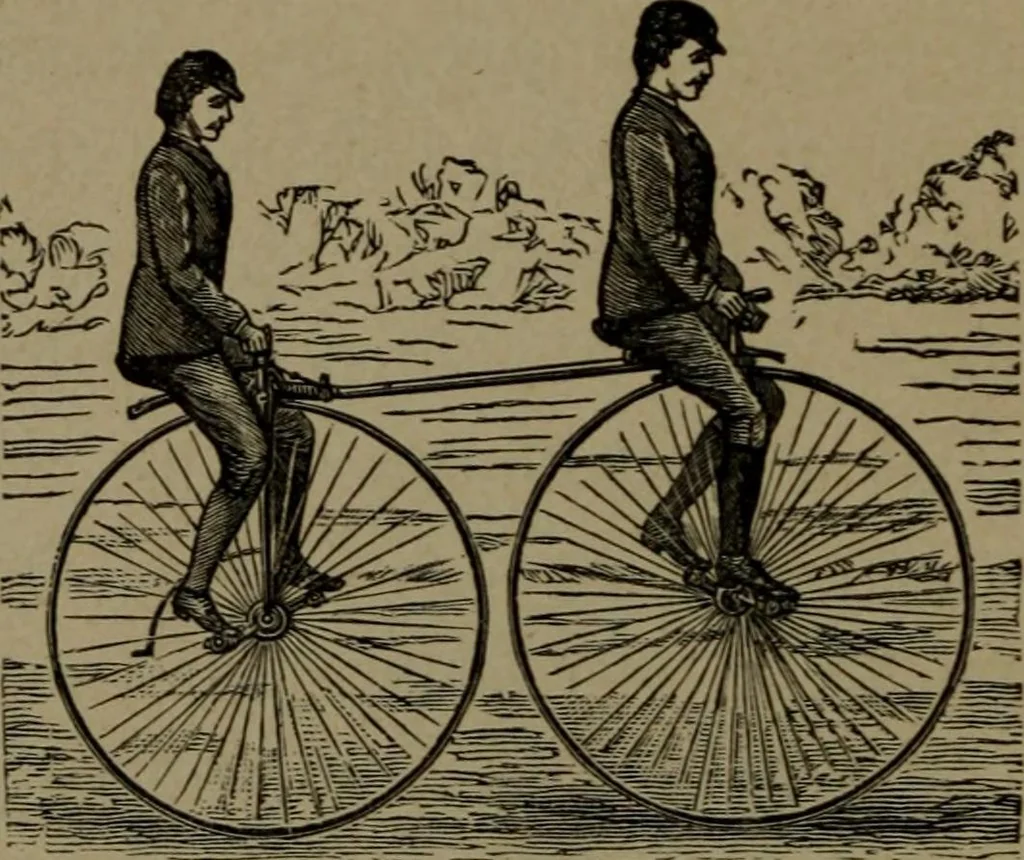An illustration from The pleasures, objects, and advantages of cycling : with numerous illustrations, 1887, leaf 51