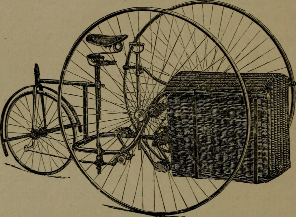 An illustration from The pleasures, objects, and advantages of cycling : with numerous illustrations, 1887, leaf 69