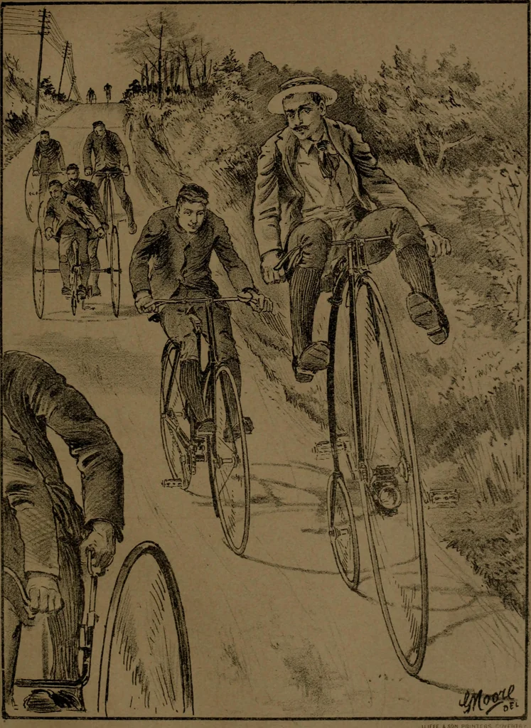 An illustration from The pleasures, objects, and advantages of cycling : with numerous illustrations, 1887, leaf 78