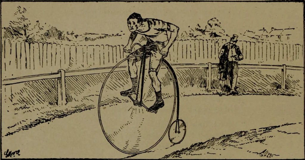 An illustration from The pleasures, objects, and advantages of cycling : with numerous illustrations, 1887, leaf 93